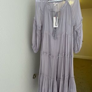 Flows dress with slip